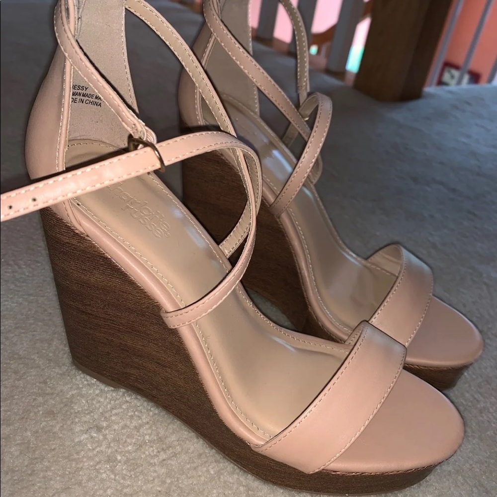 Charlotte Russe Pink Wedges